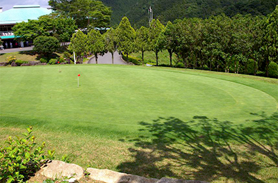 神奈川県のゴルフ場　オリムピックナショナルゴルフクラブ サカワコースの練習グリーン